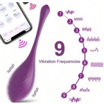 Ovo Vibratório Recarregável com Controle por Aplicativo – 9 Modos de Vibração