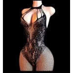 Body Arrastão Floral Sensual – Ousadia, Elegância e Confiança - Tamanho Único