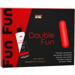 Kit Double Fun Intt – Mini Bullet Vibratório + Gel Deslizante Morango