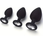 Plug Anal em Silicone com Joia Decorativa – Elegância, Conforto e Sofisticação - Tamanho S