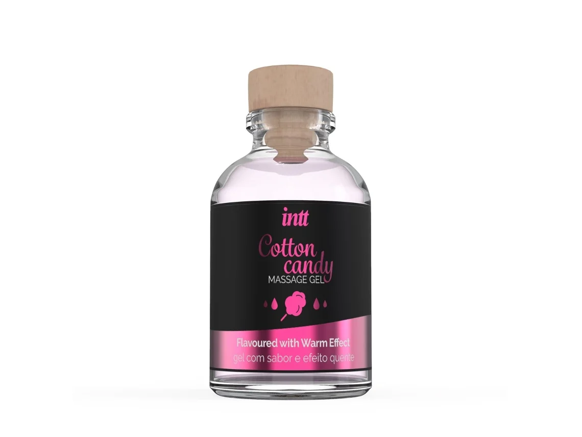 f56b79275ae007f2c80bf53a9dfa56540c7776d9 Cotton Candy Massage Gel Intt – Gel de Massagem Beijável com Efeito Quente - Image 1